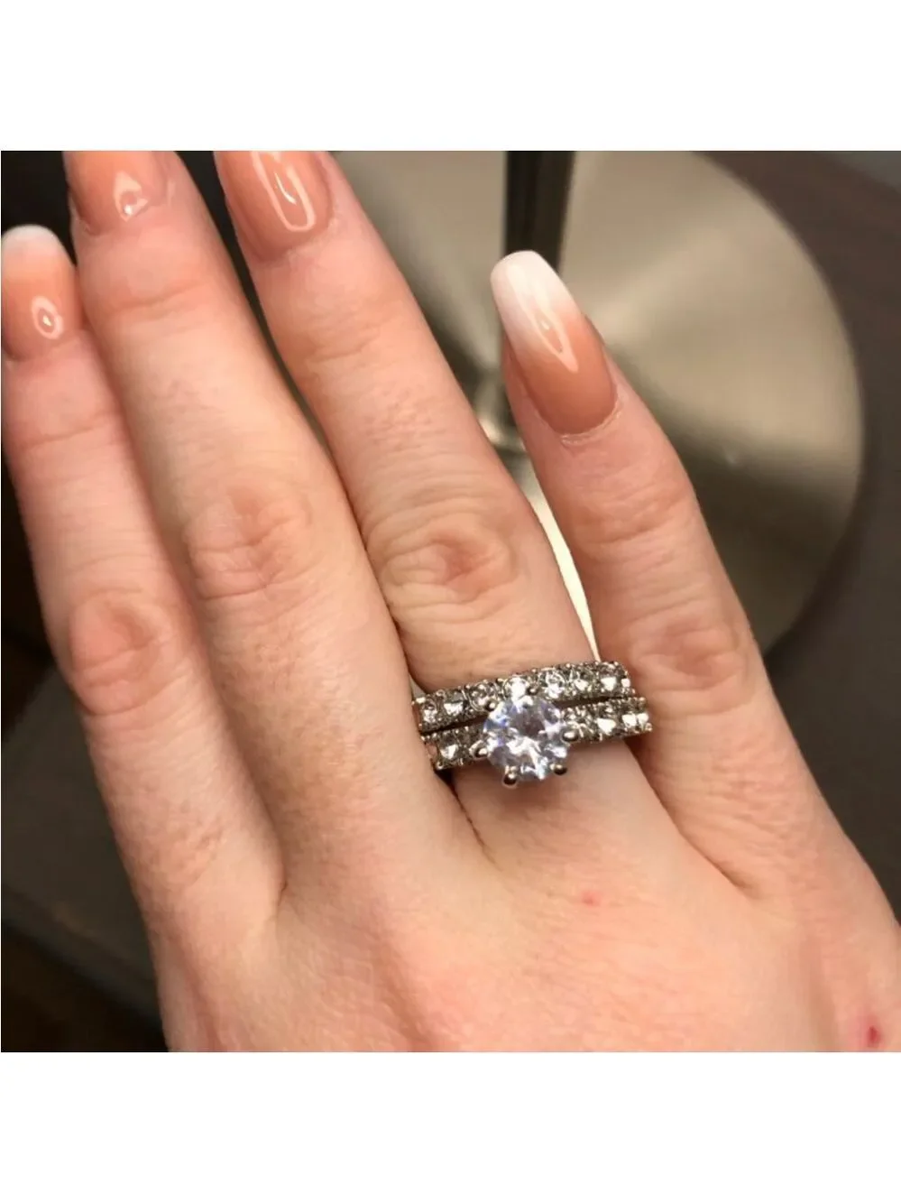 925 INFINTY WEDDING RING SIZE